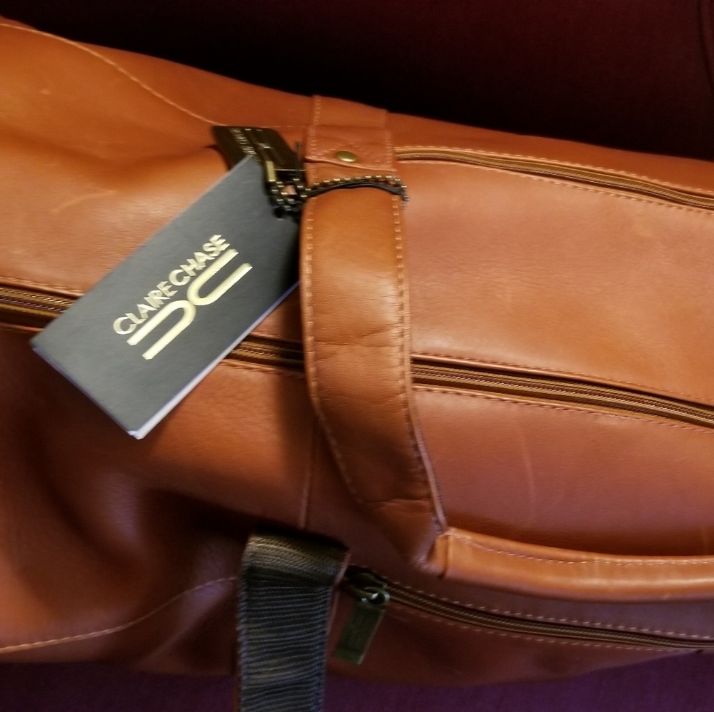 Claire Chase Rounded Duffel Weekender - Picture 2 of 7